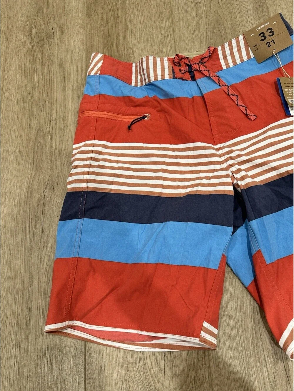 NWT Patagonia • Men's 21’ Wavefarer Boardshorts Swim Trunks • Size 33